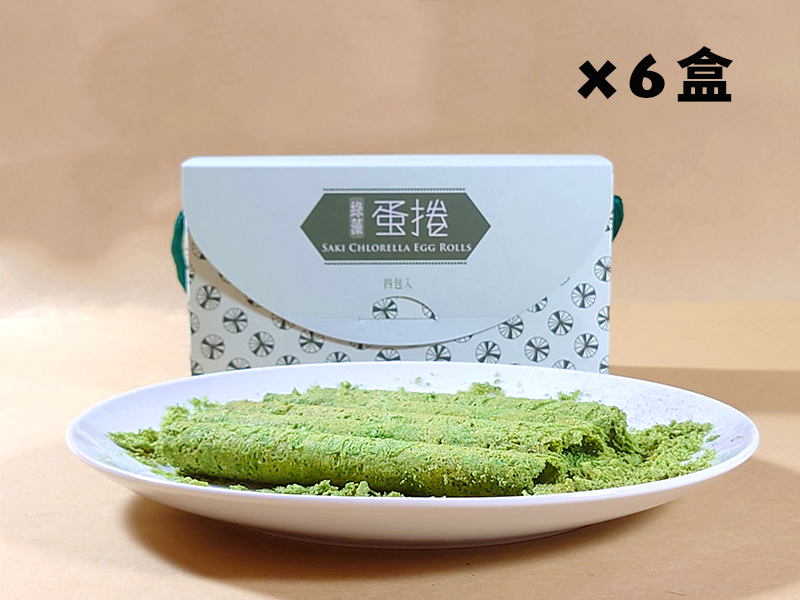 【好吃回購組】SAKI綠藻手工蛋捲(12支入) X6盒